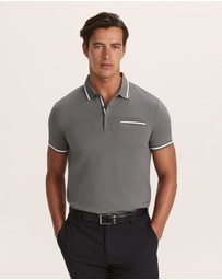 SABA - Ted Textured Cotton Polo