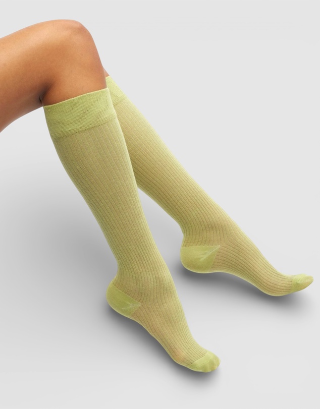 High Heel Jungle - Everything’s Fine Semi-Sheer Rib Knee Socks