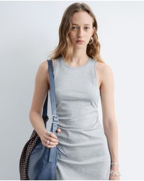 & Other Stories - Ruche Asymmetric Midi Dress