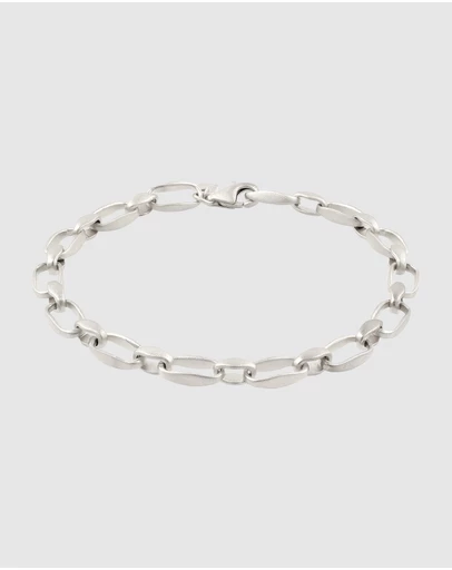 Kuzzoi - ICONIC EXCLUSIVE - Bracelet Male Link Chain 925 Sterling Silver