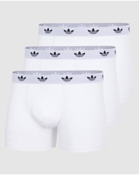 adidas Originals - 3 Pack Comfort Flex Cotton Trunk Underwear