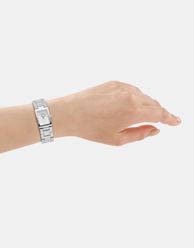 DKNY - Signature Shape Silver 17x25.5mm Silver Dial Womens Watch