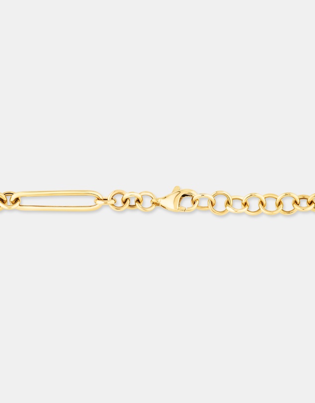 Michael Hill - Paperclip 3 and 1 Bracelet in 10kt Yellow Gold