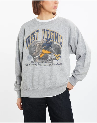 Vintage by The Real Deal - Pre Loved - 1997 NCAA West Virginia Mountaineers Sweatshirt