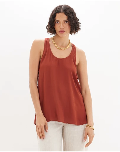 Amelius - Sabine Side Button Top