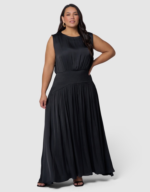 Pink Dusk by Curve Project - Power Play Maxi Dress