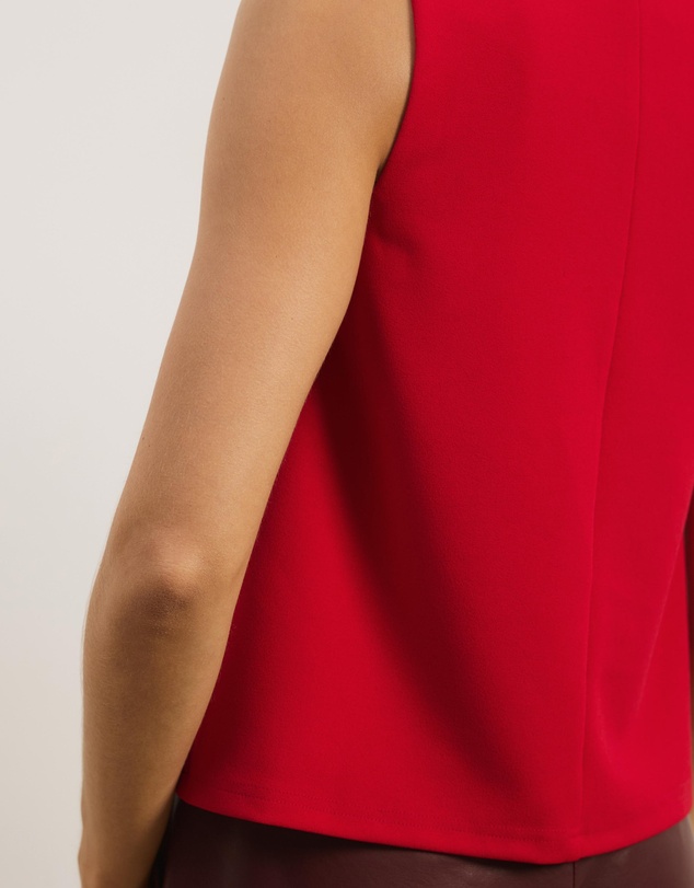 Atmos&Here - Lunet Statement Bow V-Neck Top