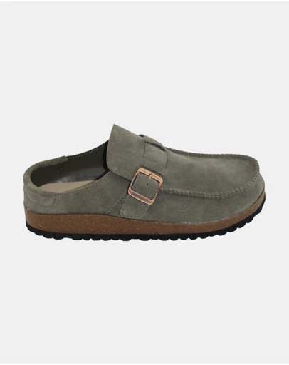 Human - Winnie Women's Moccasin Slip-ons Vintage Green