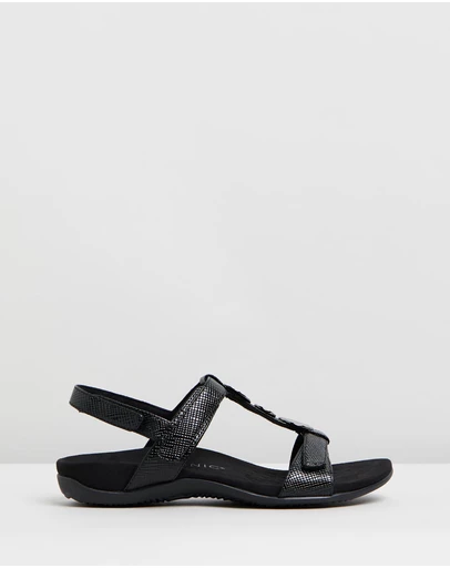 Vionic - Farra Adjustable Sandal - Black Lizard