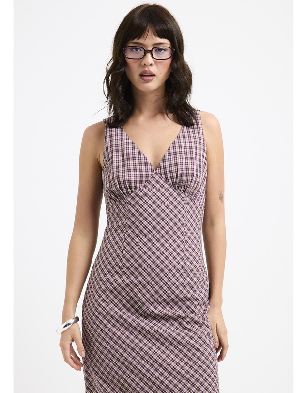 Subtitled - Kaia V Neck Midi Dress