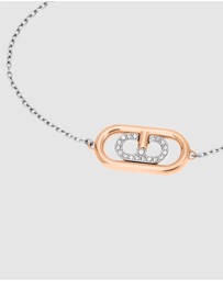 Furla - Ooh Silver and Rose-Tone Bracelet