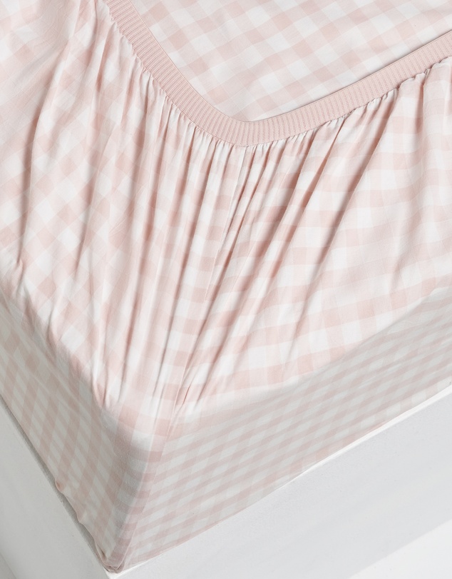 Sheet Society - Leo Washed Cotton Gingham Full Sheet Set