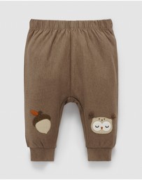 Purebaby - Thick Legging with Applique -Kids-Babies