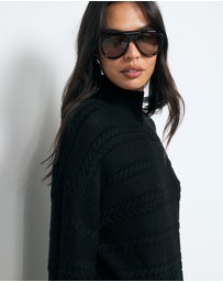 AERE - Dea Wool Blendcable Knit Jumper