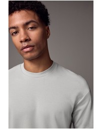 NEXT - 100% Cotton Heavyweight T-Shirt Relaxed Fit
