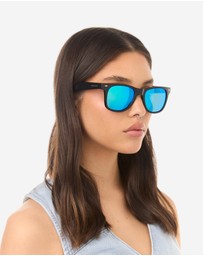 Hawkers Co - HAWKERS - SLATER - POLARIZED BLACK BLUE Sunglasses for Men and Women UV400