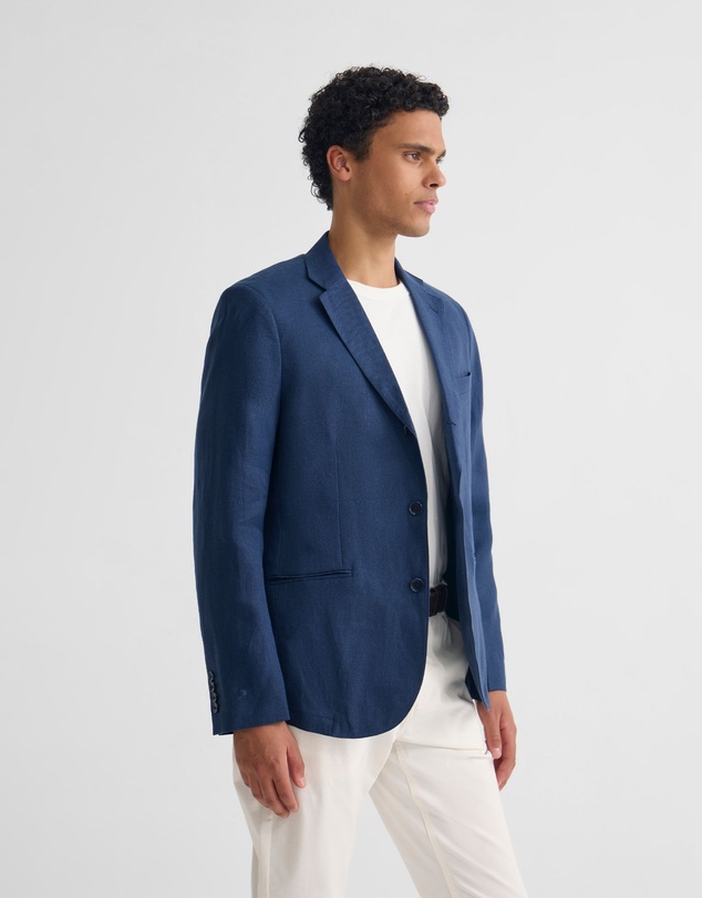 Oxford - 3 Button Linen Milton Blazer