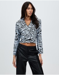 Honey and Beau - In the Groove Crop Jacket