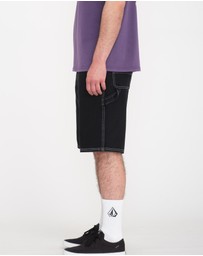 Volcom - Mens Labored Denim Utility Denim Short
