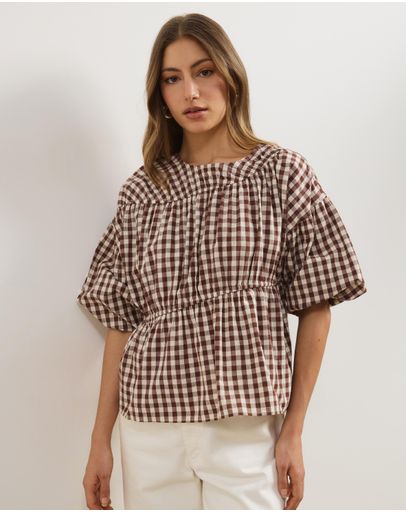 Chocolate Gingham