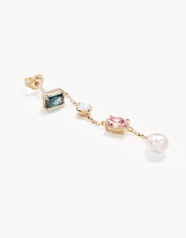 By Charlotte - You Are Infinite Drop Chain Earrings