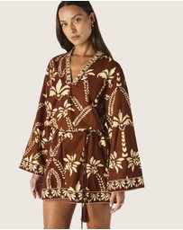 MOS The Label - Deia Print Mini Dress