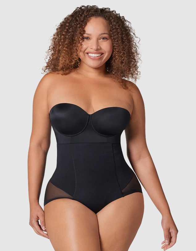 Leonisa - Sheer Highlight Extra-High Waist Butt-Lift Shaper Brief