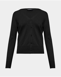 Forcast - Nicolette V-Neck Knit Cardigan