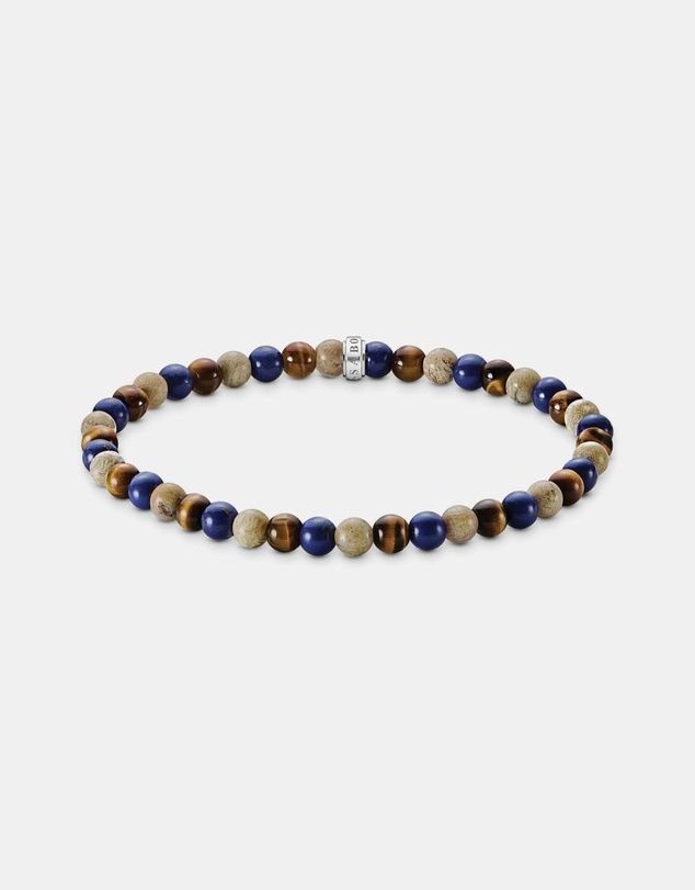 THOMAS SABO - THOMAS SABO Bracelet with brown and blue beads