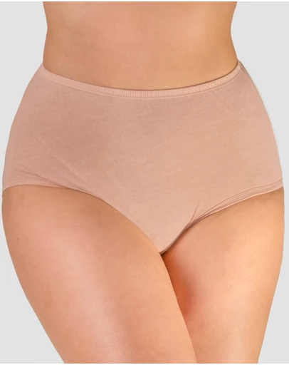 B Free Intimate Apparel - ﻿7 Pack﻿ Superfine﻿ 100% Cotton Full Brief