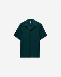 Calibre - Performance Cuban Collar Shirt Jade