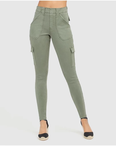 Spanx - Stretch Twill-Stretch Twill Ankle Cargo Pant