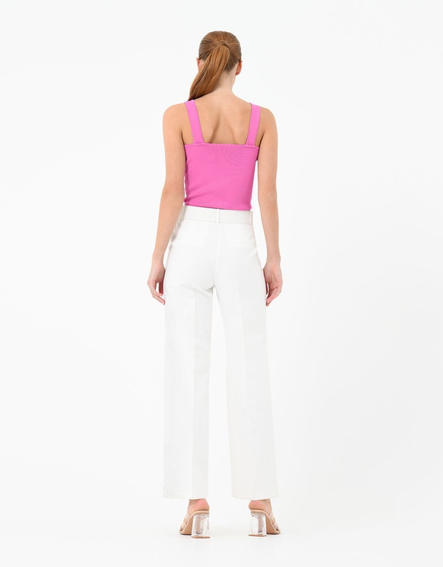 Forcast - Miami Cropped Sleeveless Knit Top