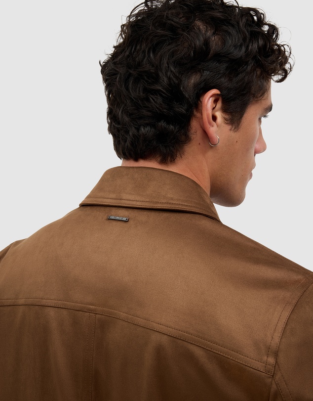Politix - Reece Faux Suede Trucker Jacket