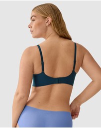 Naturana - Jacquard Lightly-Padded Side Smoothing Wirefree Bra