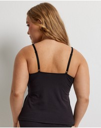 Kayser - Daily Essentials Cotton & Floral Lace Cami ( 465 )