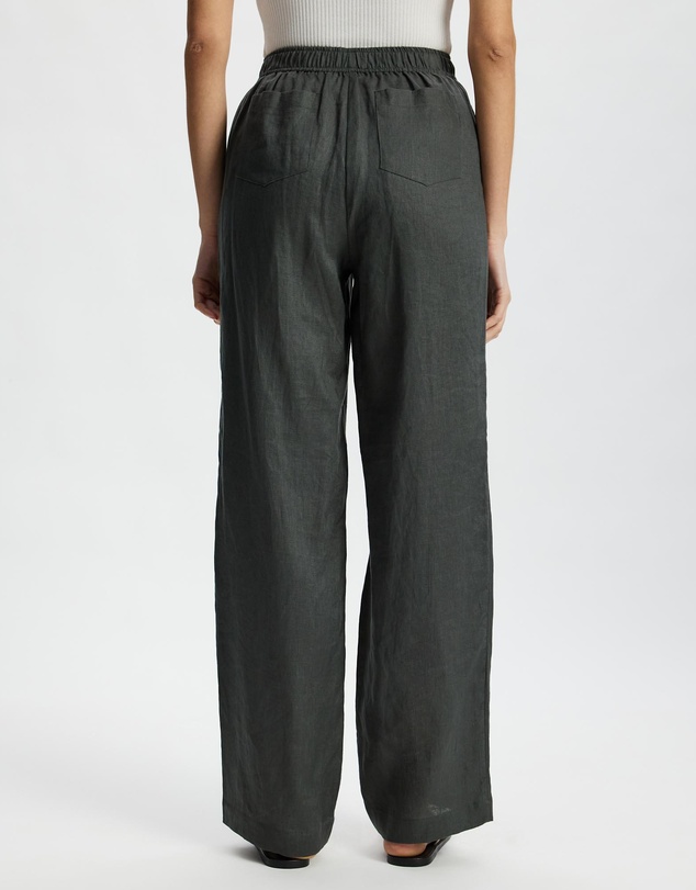 White By FTL - Robin Linen Pants