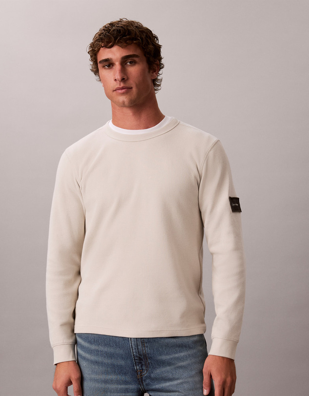 Calvin Klein Jeans - Long Sleeve Waffle T-Shirt