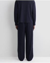 COS - Oversized Wide-Leg Jersey Trousers