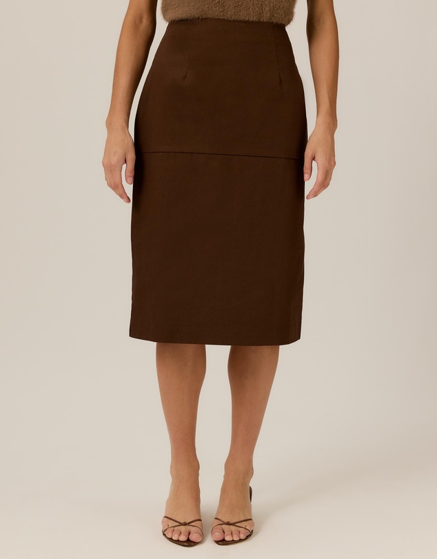 Tussah - Cory Twill Pencil Skirt