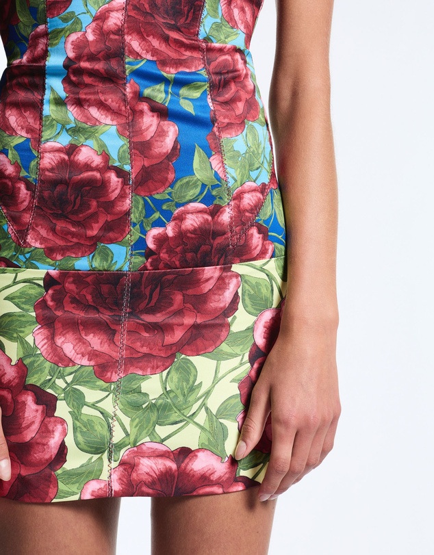 Muma World - Mixed Floral Celine Mini Dress