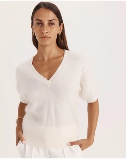 SABA - Wynter Wool Cashmere V Neck Knit