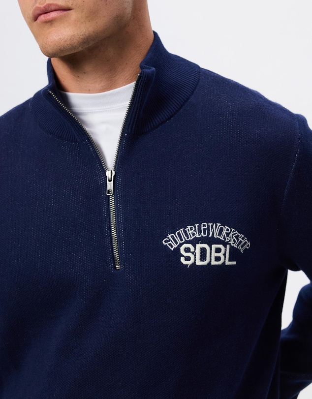 S Double - Team Knit Quarter Zip