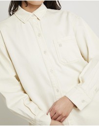 Subtitled - Delta Denim Oversized Long Sleeve Shirt
