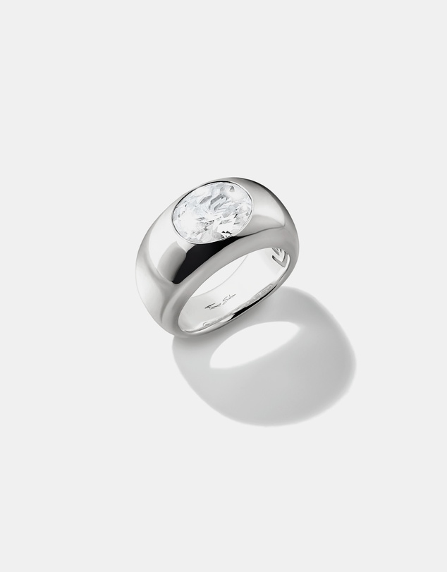 THOMAS SABO - THOMAS SABO Ring with White Zirconia Centre Stone