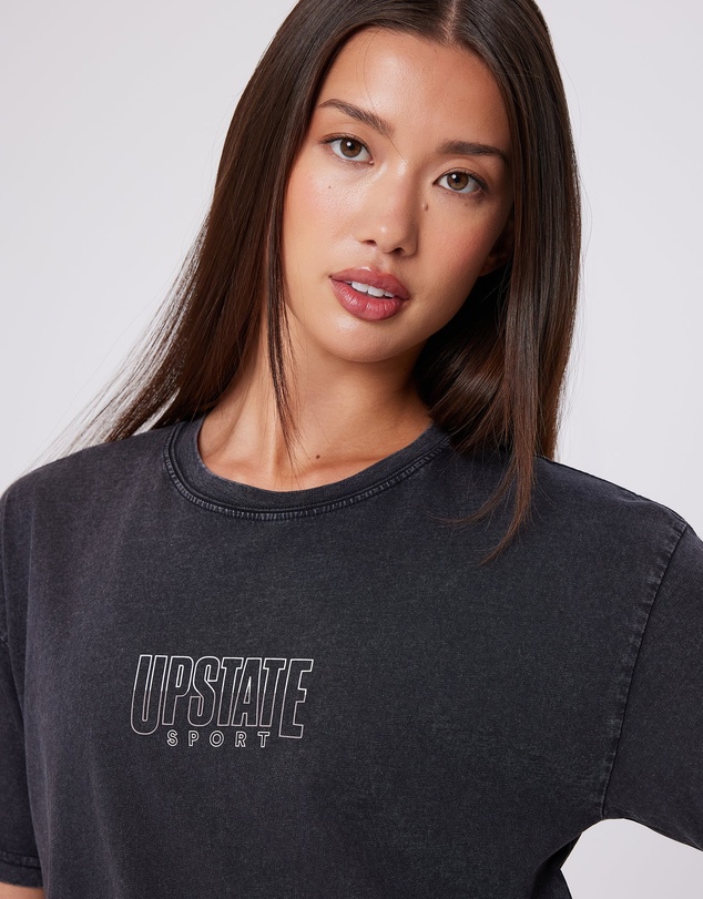 Upstate - Thrive Tee - Washed Black