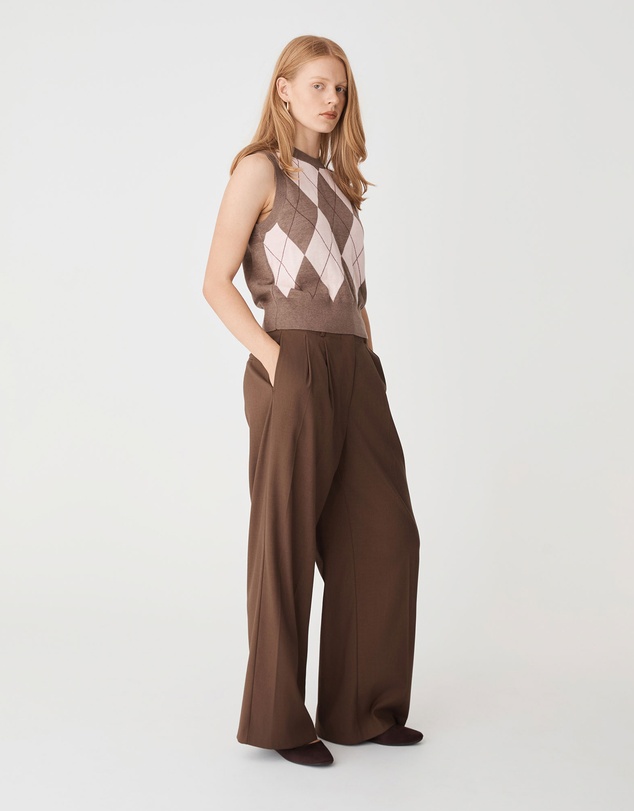 Forcast - Jacinta Argyle Knit Vest