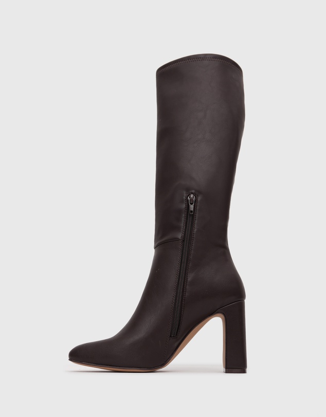 Betts - Wider Fit Prime Block Heel Knee High Boots