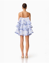 Elliatt - Elin Strapless Frilled Mini Dress