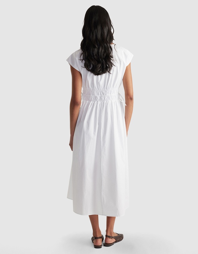 Decjuba - Zoe Shirred Waist Midi Dress